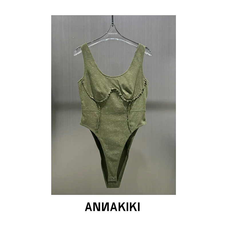 【COCO精选】ANNAKIKI  毛边分割背心3D3B0511H221