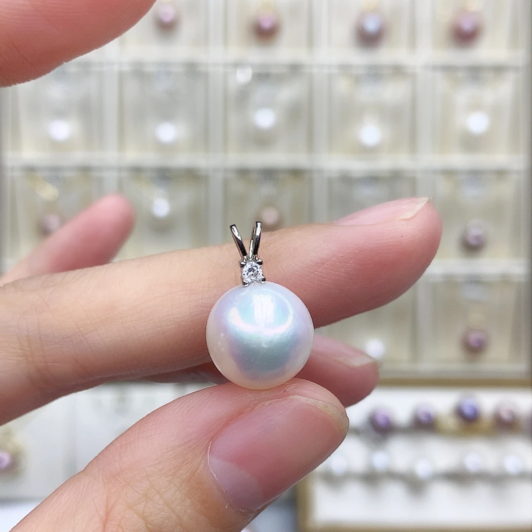 淡水珍珠吊坠(赠链)合金