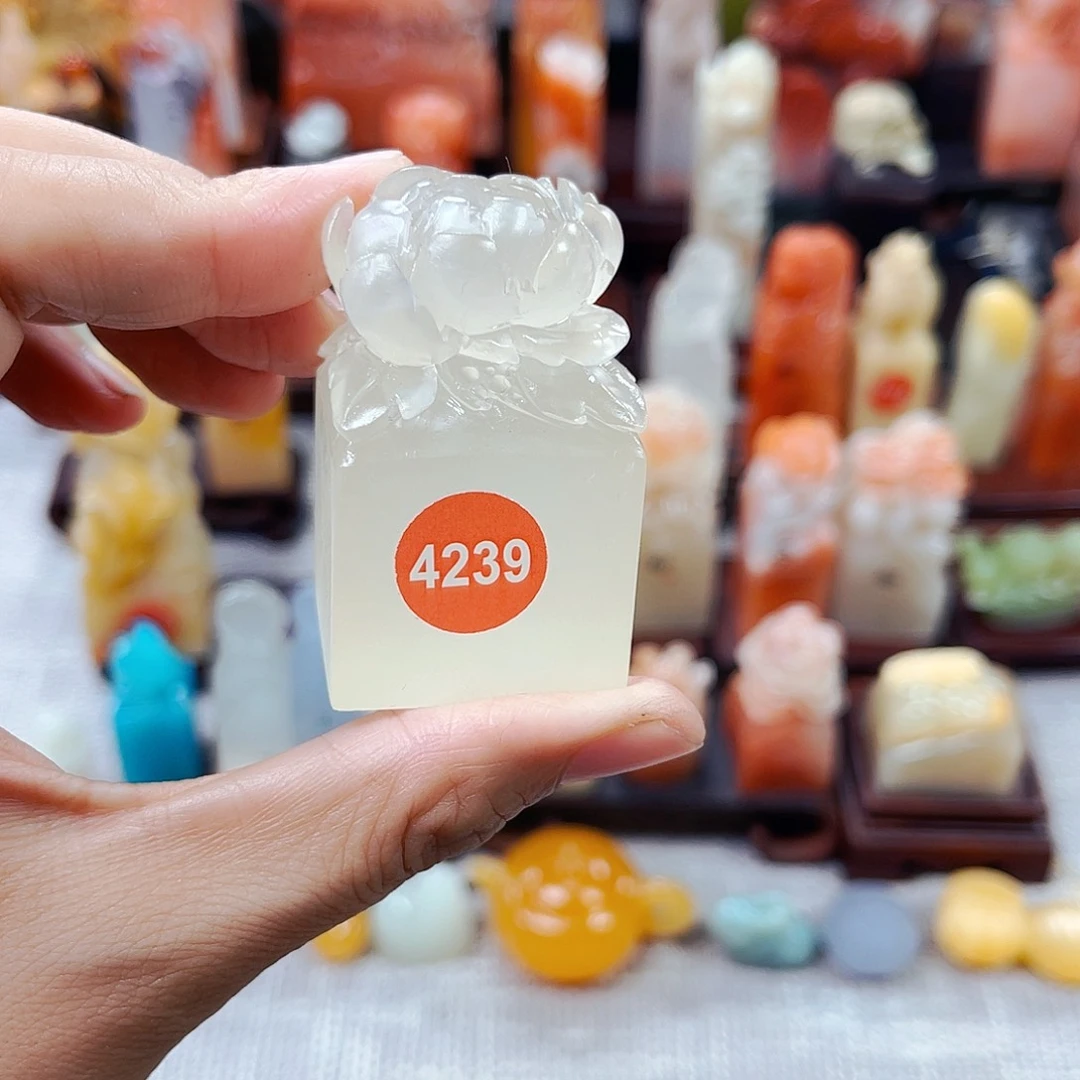 寿山石印石小*賴4239包邮包刻