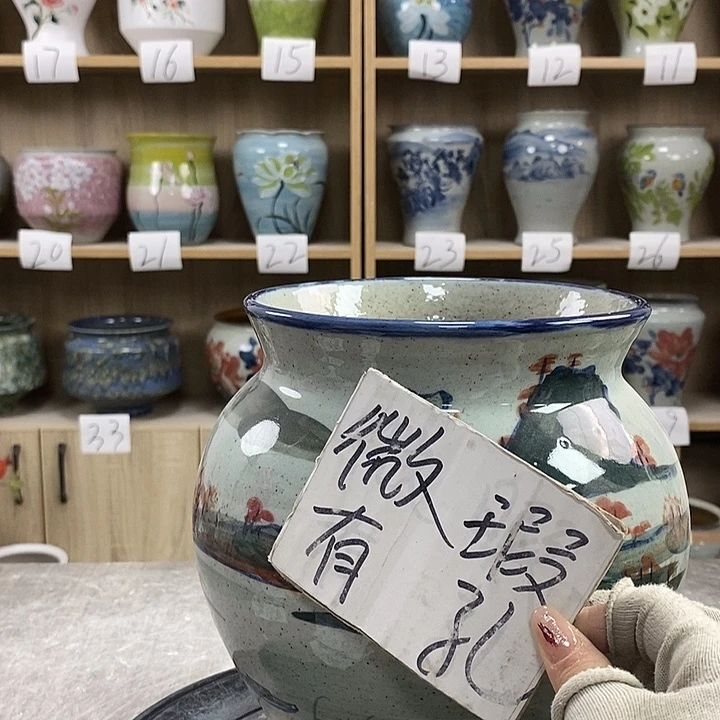 缸静*肉13xc景德镇陶瓷花盆