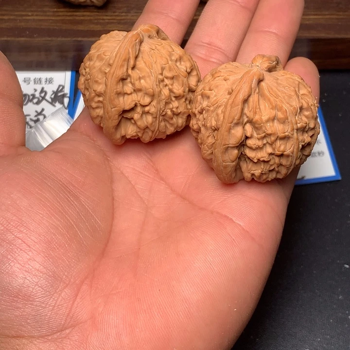 文玩核桃把件43白狮子76