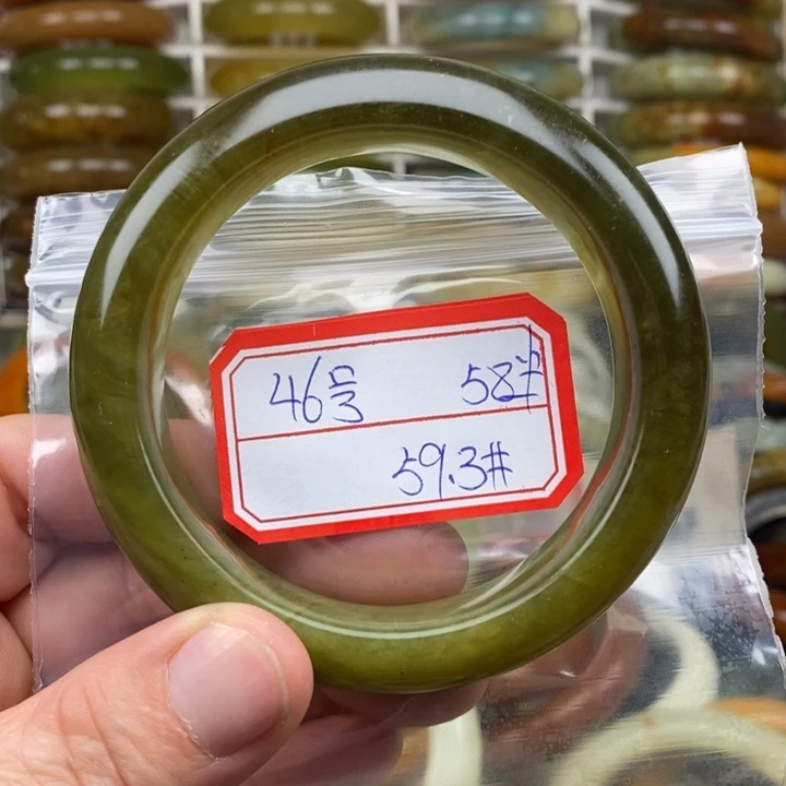 未镶嵌蛇纹石玉手绳