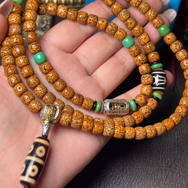 瑞***厂吊坠凤眼菩提脖挂 单圈