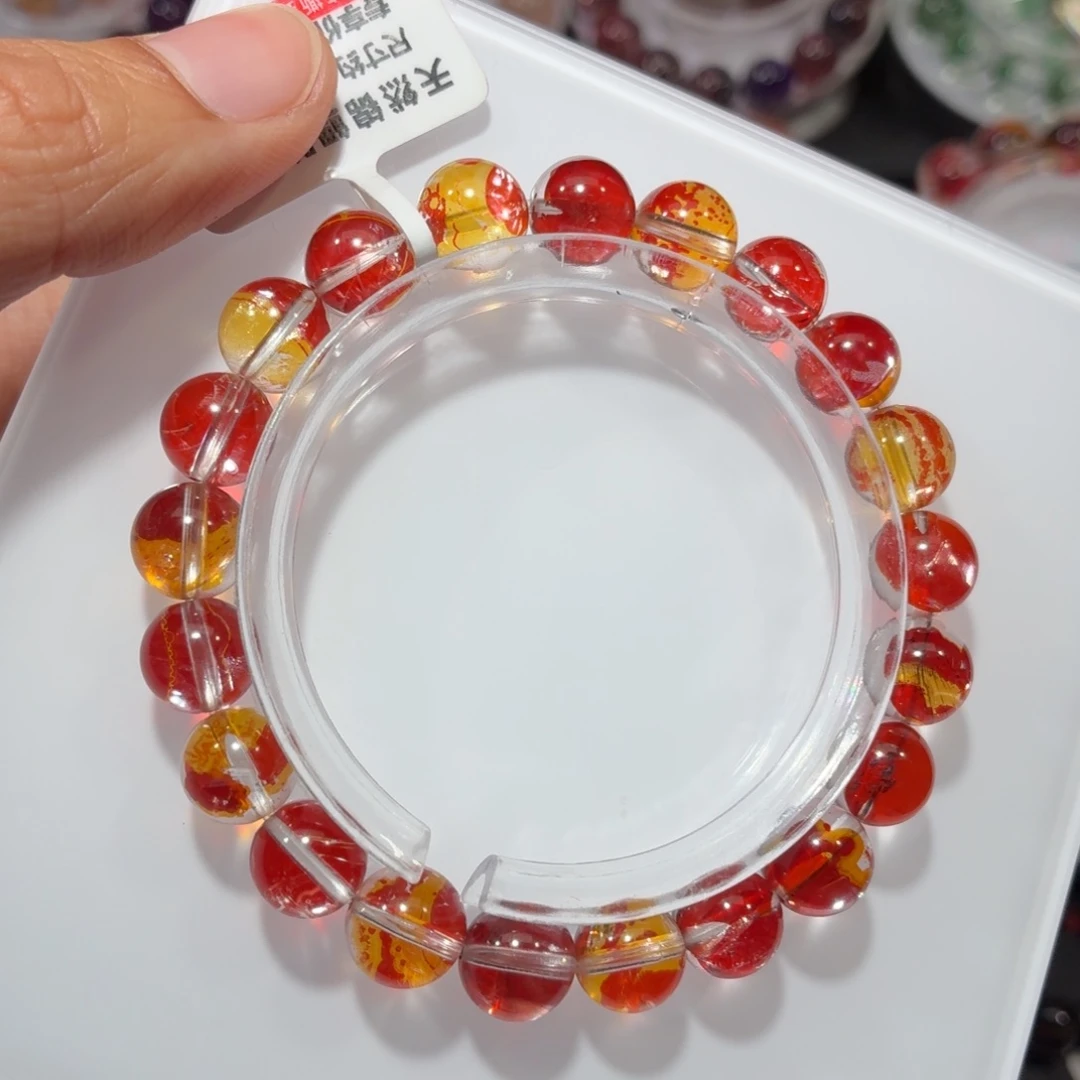 未镶嵌手链水晶锦鲤胶花9