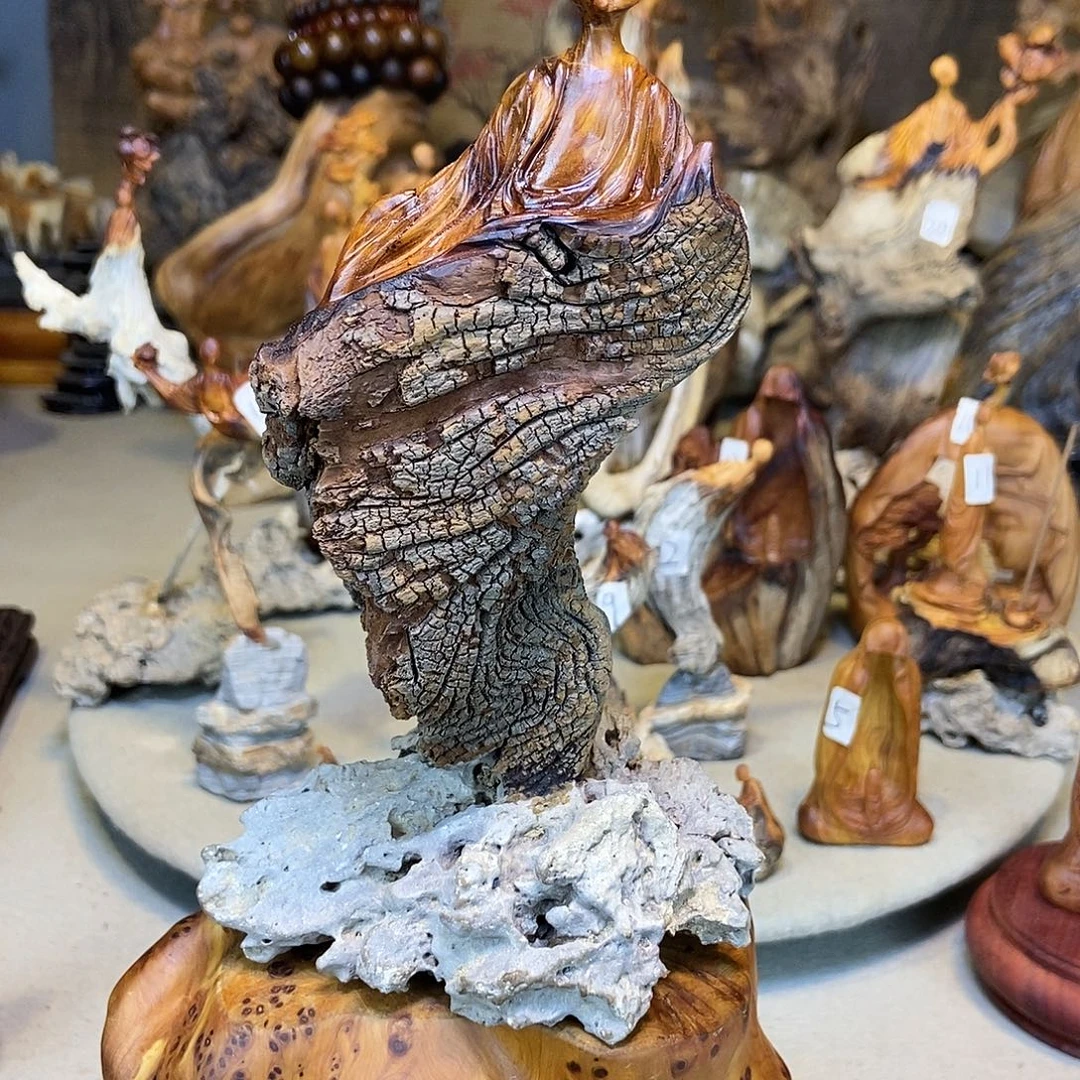 行***爱柏木（崖柏）精品无相小摆件