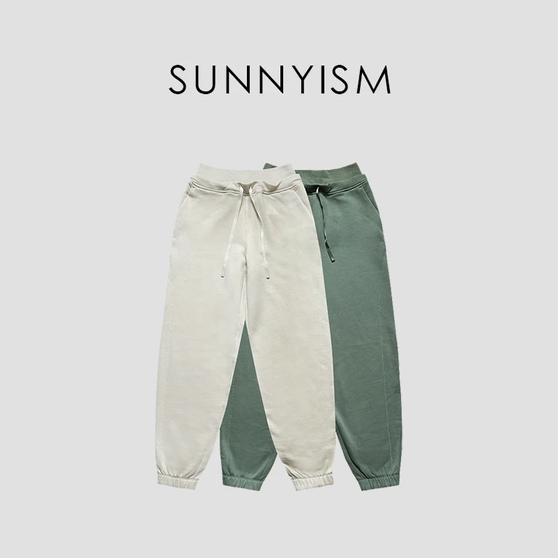 Sunnyism “香草薄荷” 时尚运动休闲加绒显瘦卫裤 KZ01467