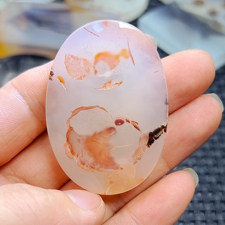 未镶嵌玛瑙/玉髓珠宝半成品