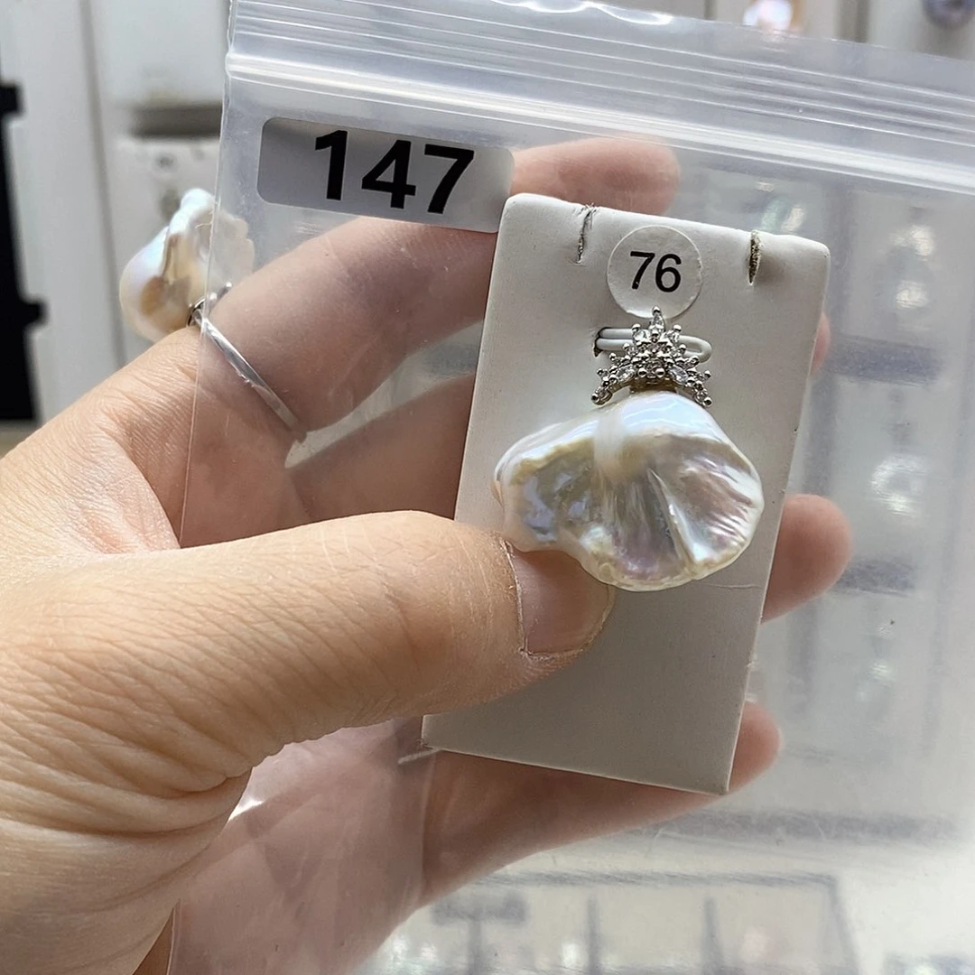 颈饰合金淡水珍珠