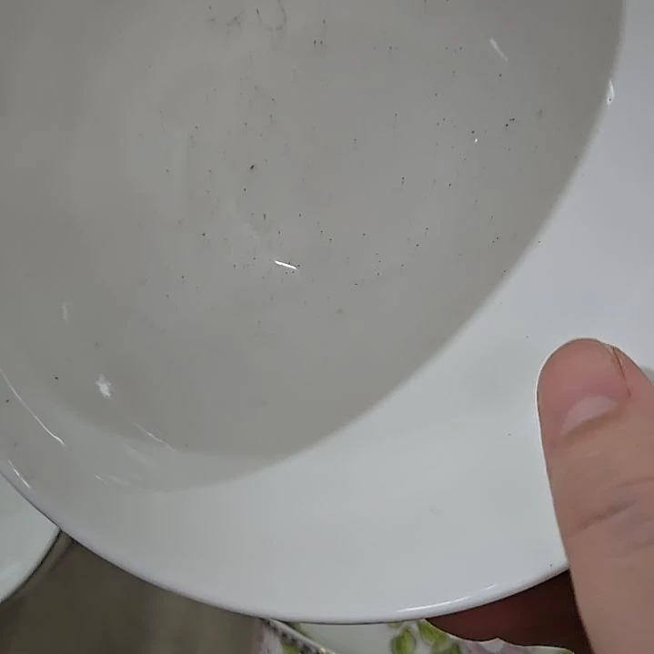 瓷片大瑕里面黑点4.5寸6个琴瑟和鸣6666