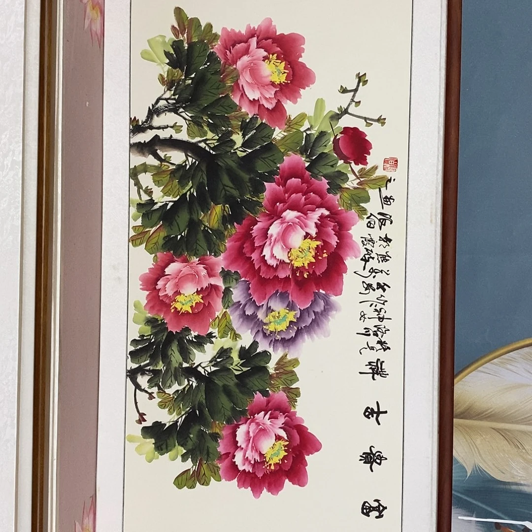 国画带框尺寸62厘米✖️122厘米