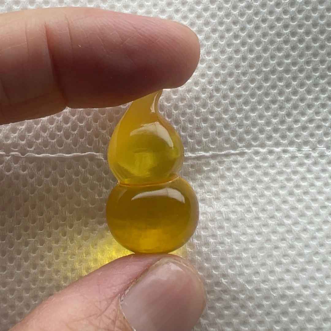 琥珀未镶嵌珠宝奇石小胡芦
