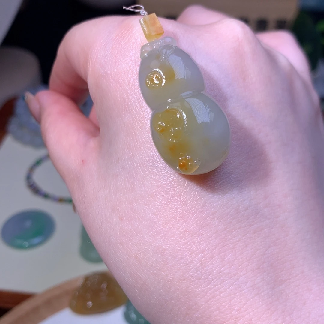 未镶嵌定制翡翠葫芦
