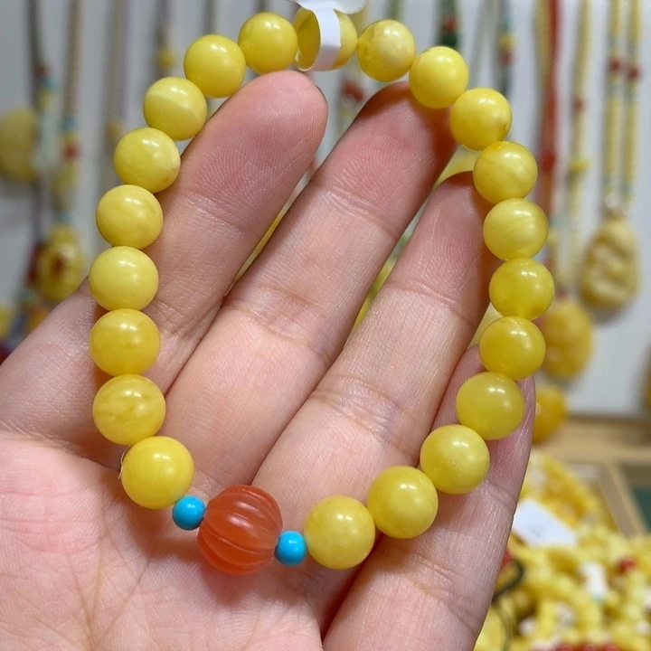 手链蜜蜡未镶嵌8mm