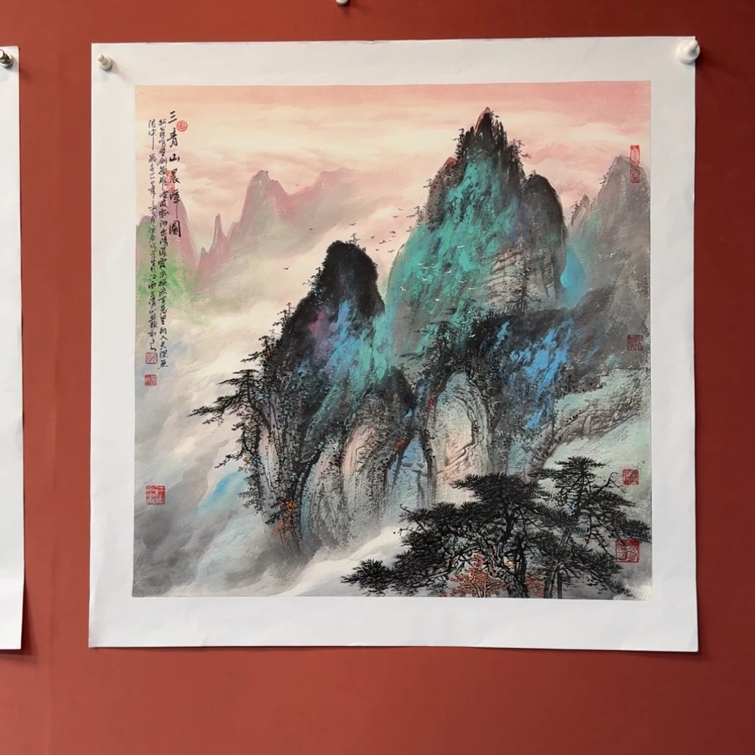 国画资春成老师四尺斗方