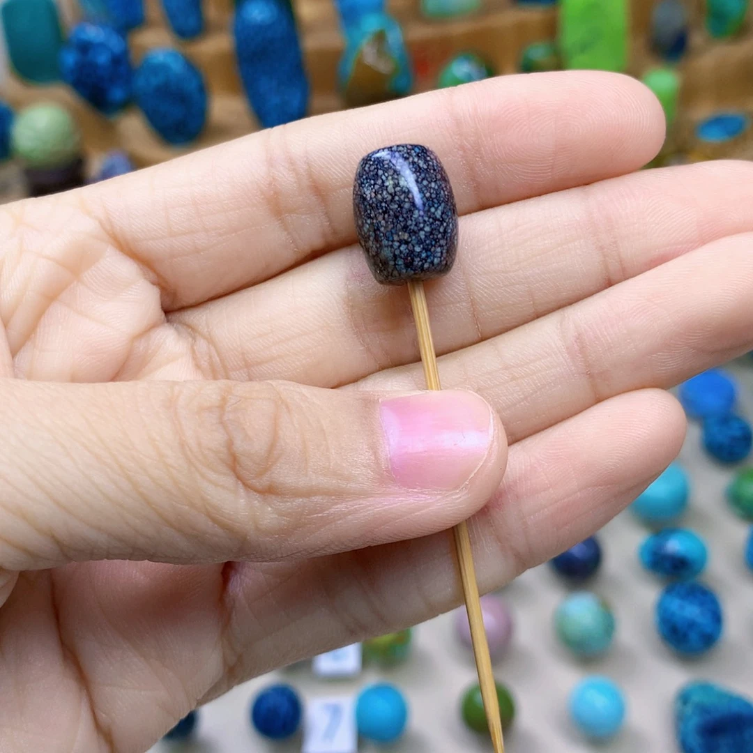 绿松石未镶嵌三彩随行