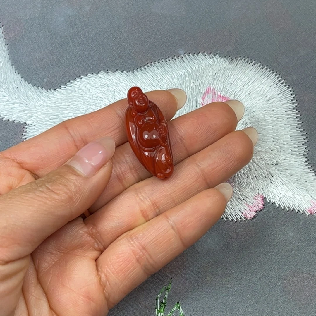 南红玛瑙未镶嵌吊坠