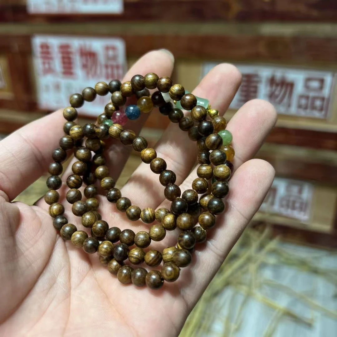 花梨四圈手串无礼盒