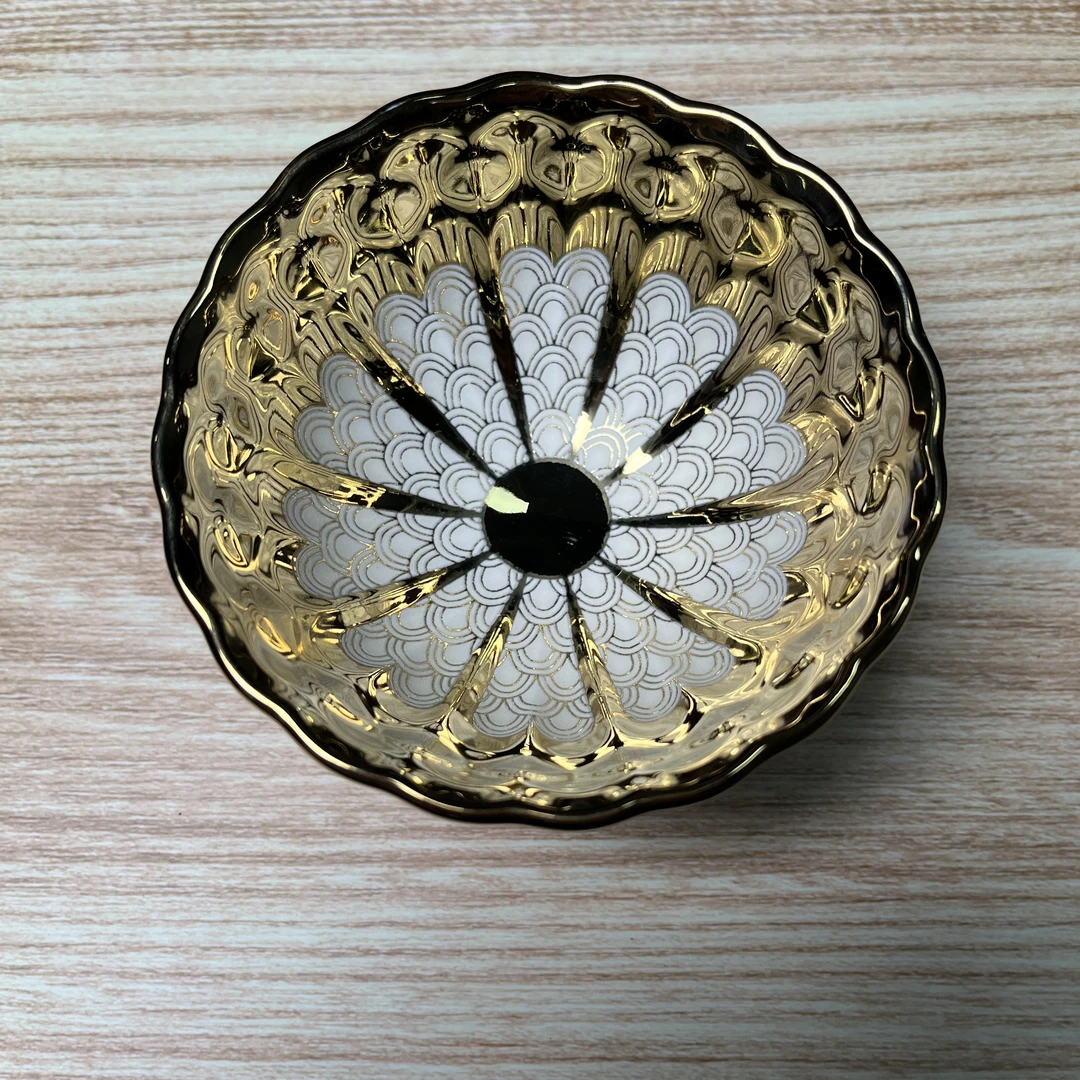 手工茶器 金玉满堂【夜光大龙鳞】裸杯A