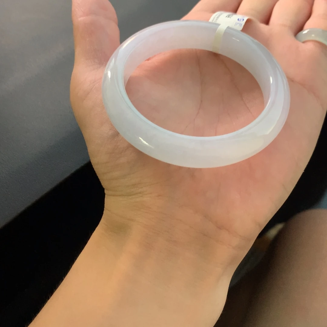 翡翠未镶嵌手镯8号56