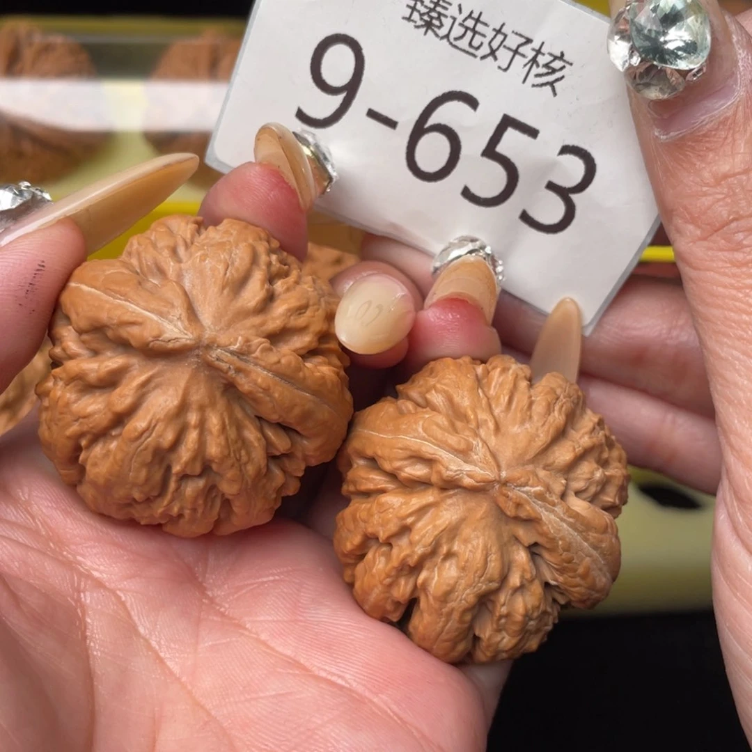 文玩核桃把件40全品粗筋霸王龙