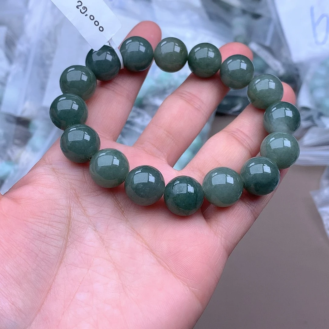 未镶嵌手串定制翡翠