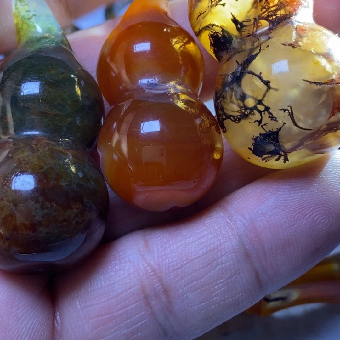 玛瑙/玉髓吊坠(赠链)未镶嵌颖*