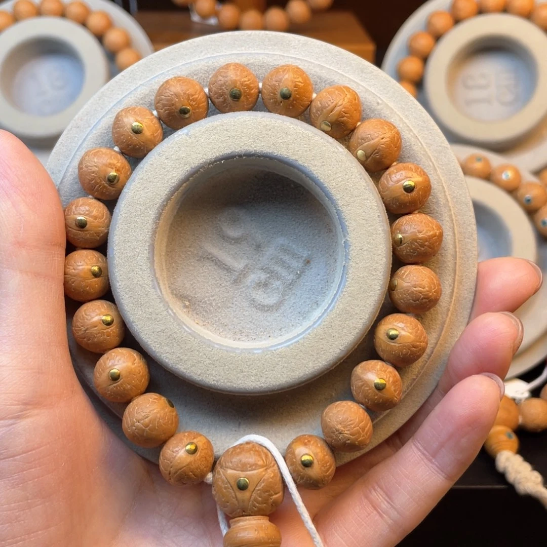 *****11.5铜钉菩提手串25新籽