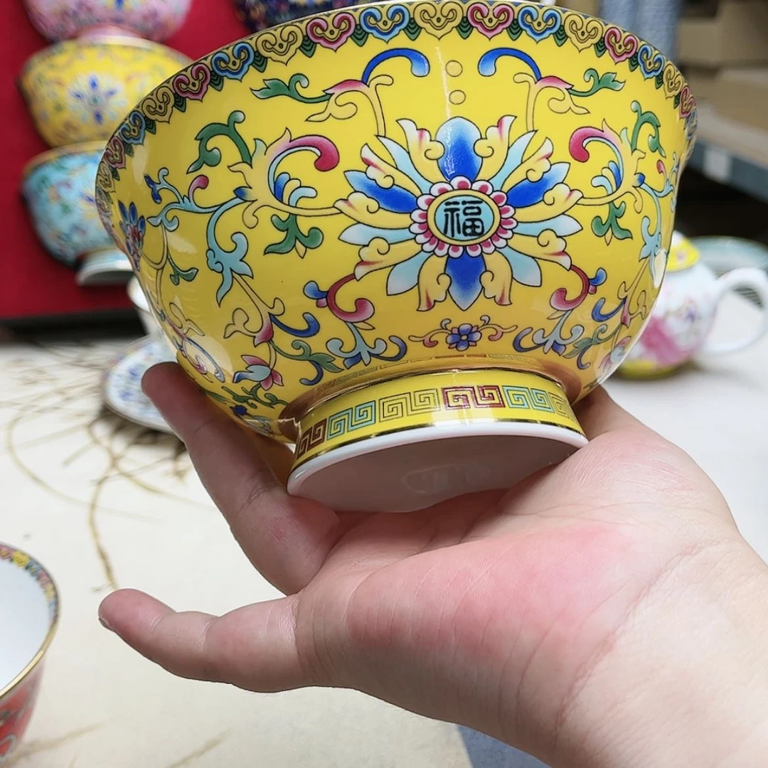 【闪购商品】珐琅6英寸2黄。。。。。