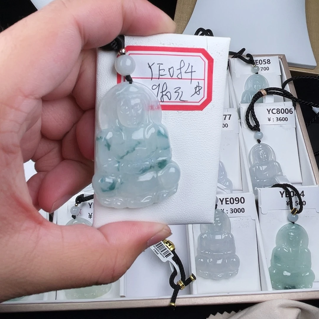 翡翠未镶嵌套链ye084