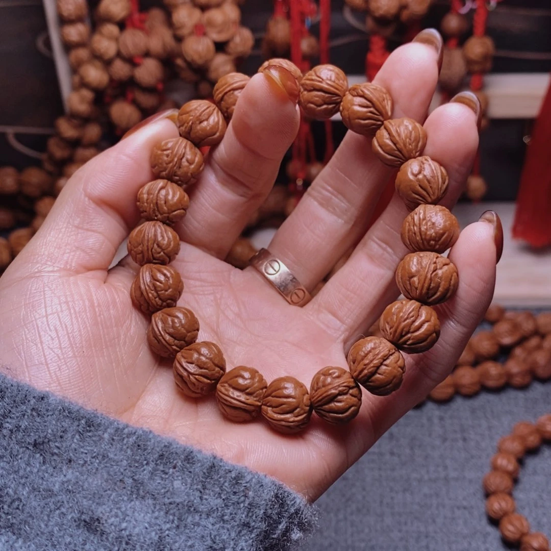 桃核吊坠龙纹桃枭