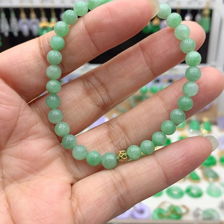 翡翠未镶嵌手串的