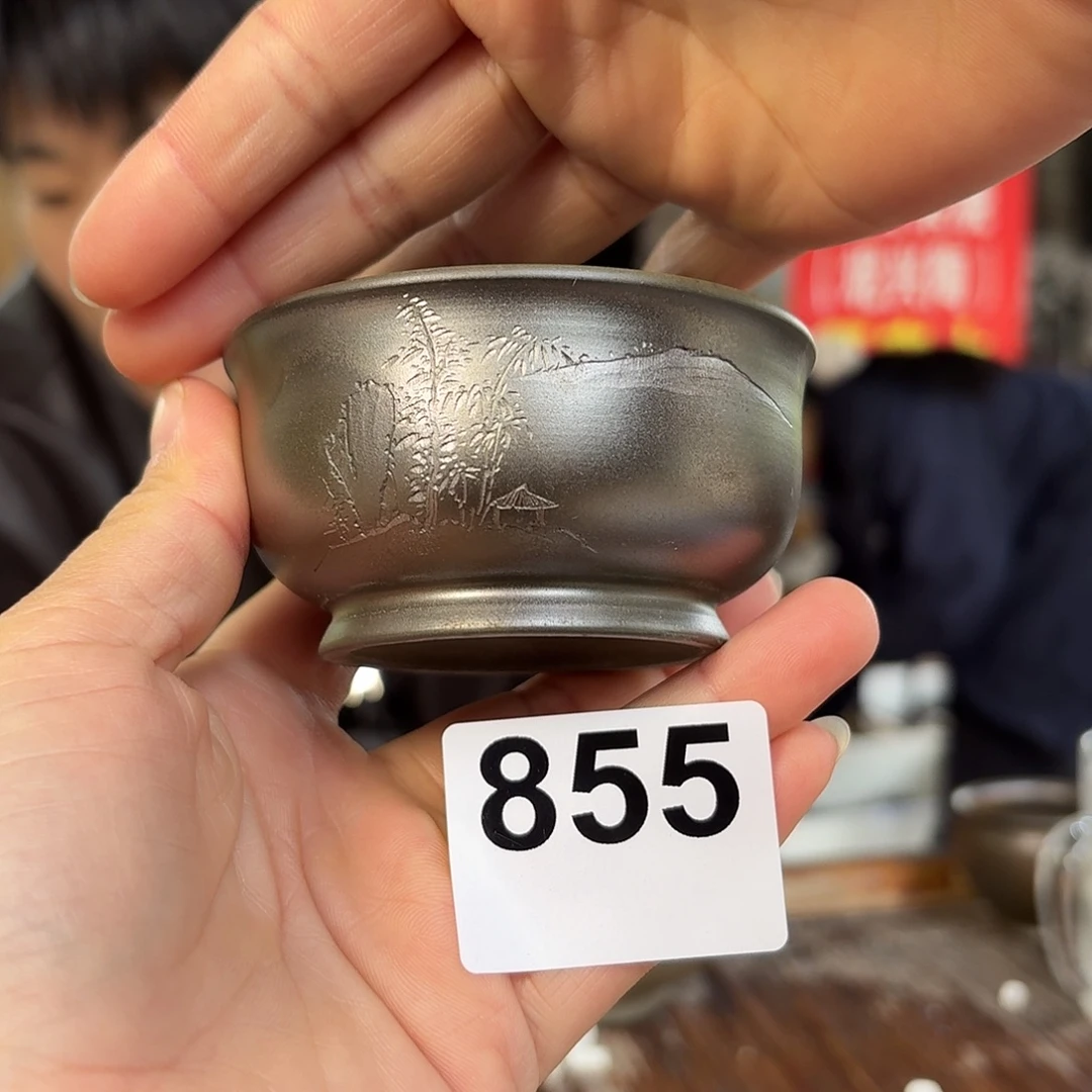坭兴陶柴烧全手工原矿泥料杯