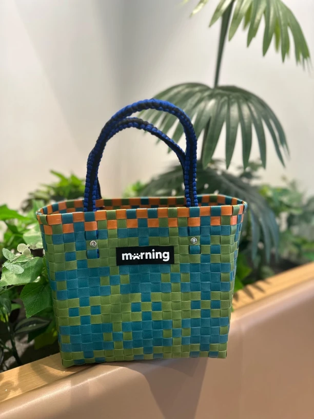 【个性布手提】原创编织调性色系加厚加硬手拎包