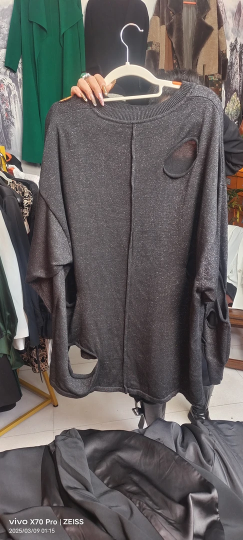 纯色黑色灰色百搭长袖T恤连帽女款设计师套装圆领拼接半高领