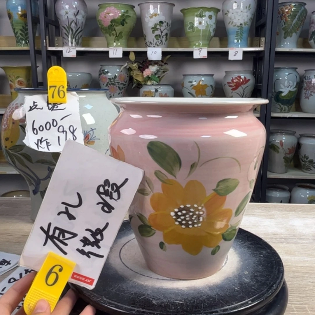 罐1tc景德镇陶瓷花盆