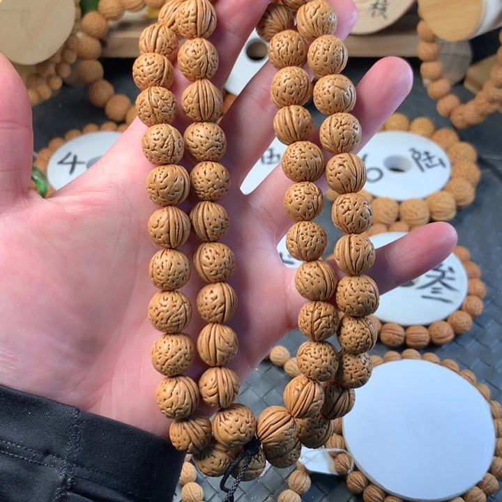 桃核手串野生桃核脖挂