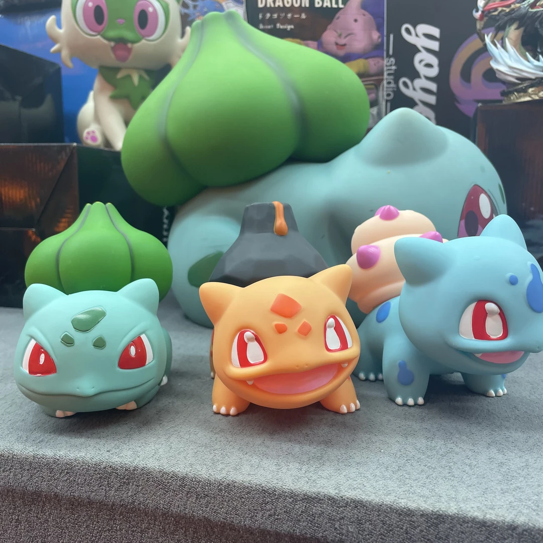 现货 可可爱爱 高约 15cm 小妙蛙 火山娃 海螺娃 手办模玩摆件