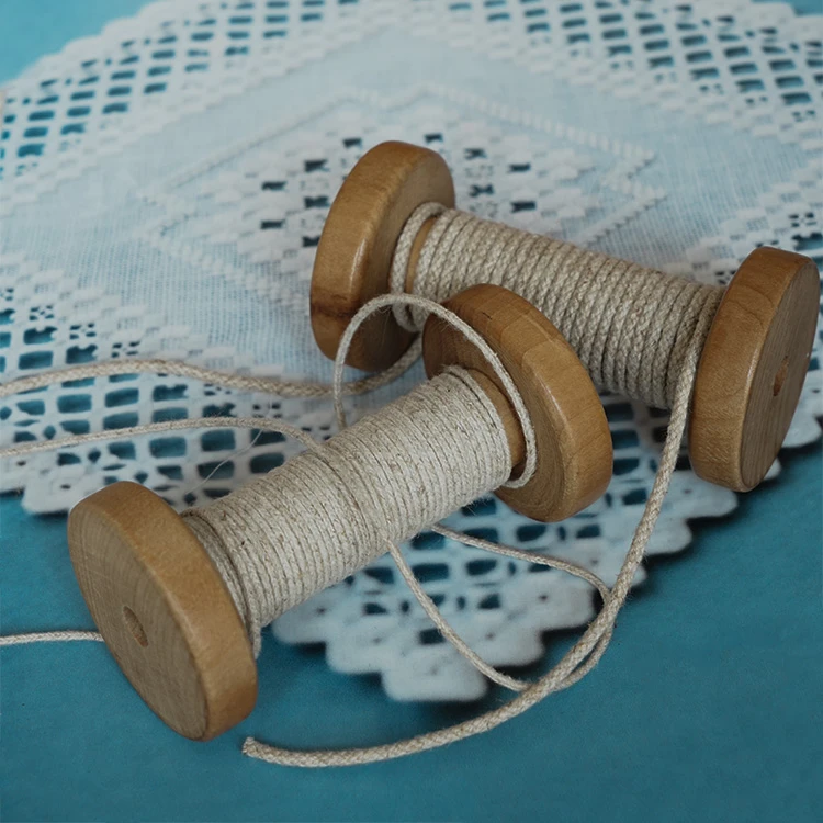 高品质麻质圆绳圆线-2mm 包包抽绳 棉麻绳 拼布手工娃衣装饰