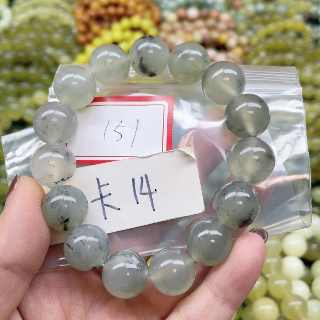 未镶嵌蛇纹石玉手链