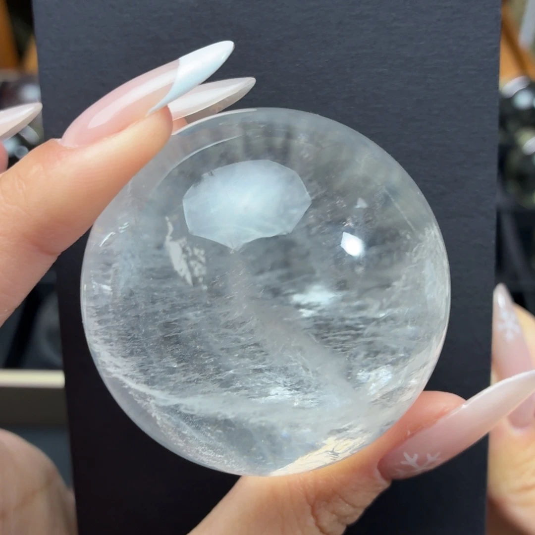 水晶珠宝半成品未镶嵌52.2mm