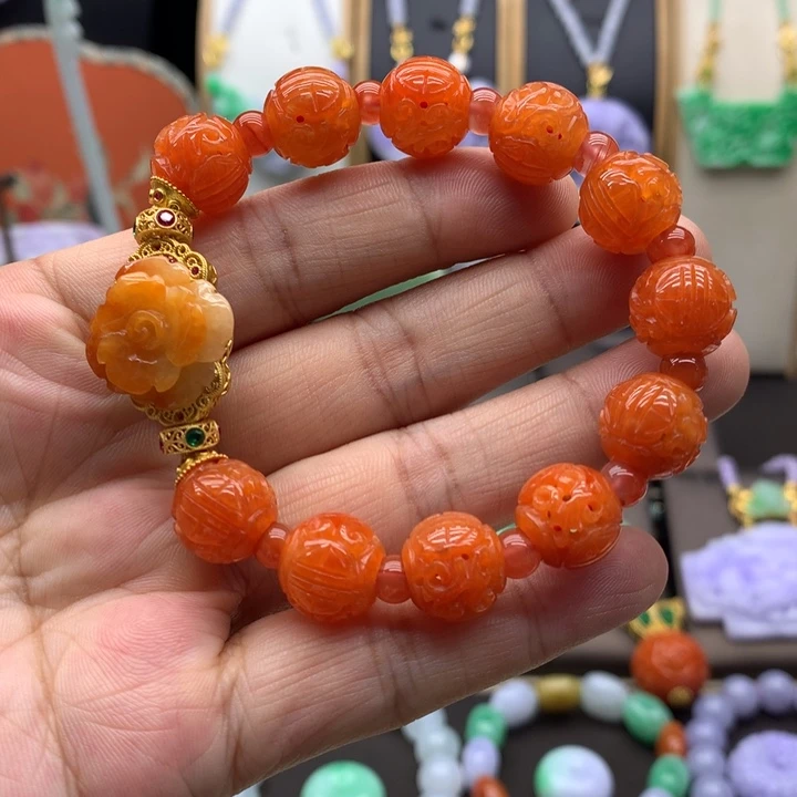 翡翠未镶嵌手链翡翠手链