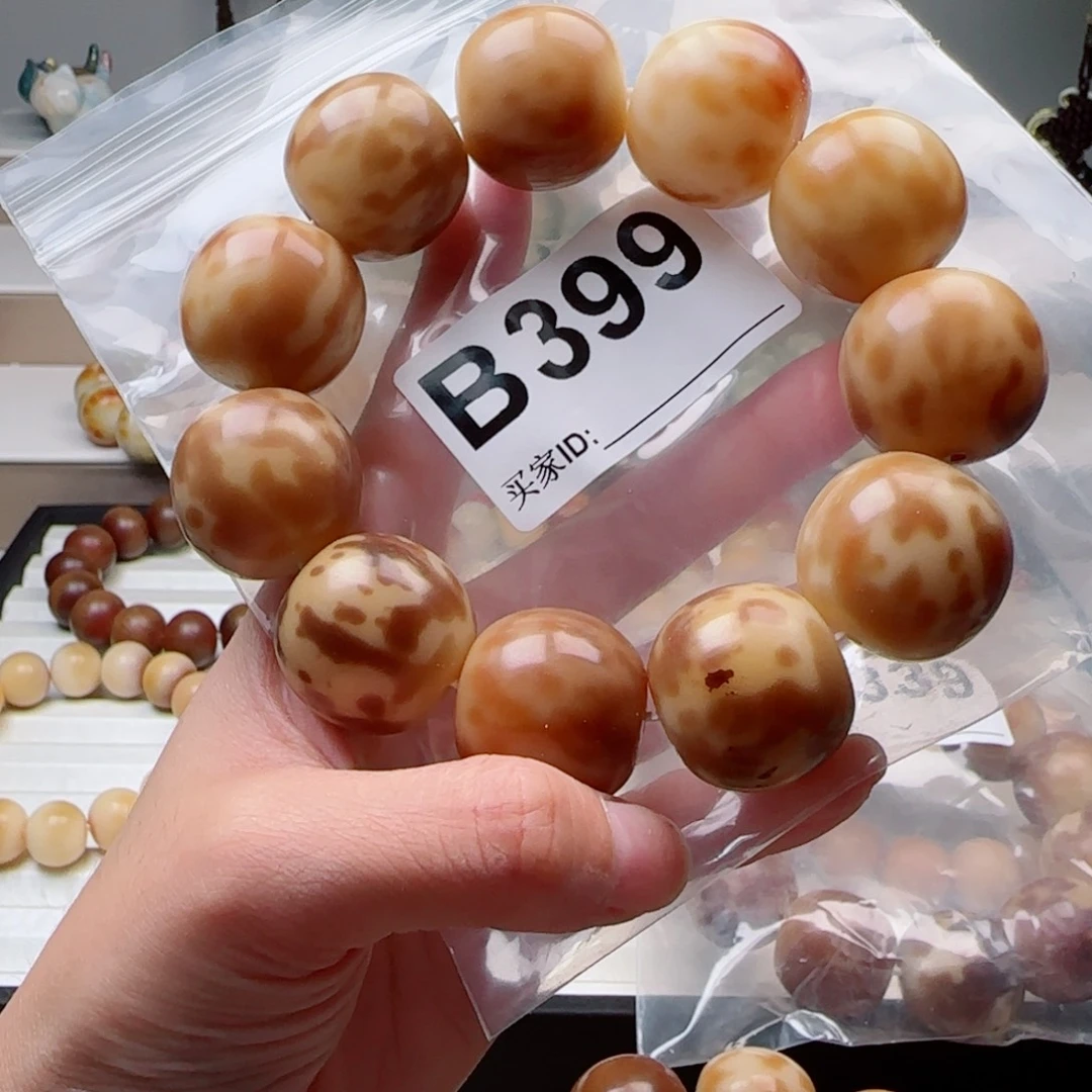 静***家菩提根/象牙果手串25微瑕。