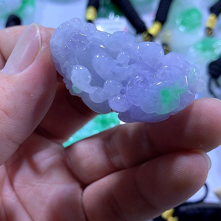 翡翠未镶嵌颈饰天然翡翠A货吊坠