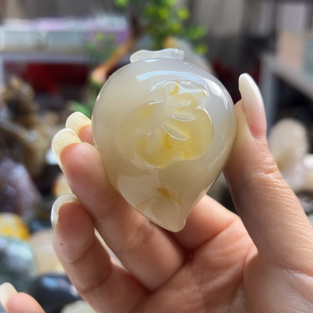 玛瑙/玉髓未镶嵌吊坠(不含链)