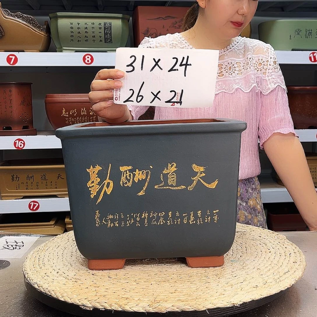 紫砂花盆紫砂花盆