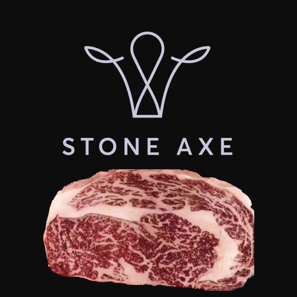 原切牛排澳洲stone axe 石斧冠军和牛M6-7/M9+眼肉