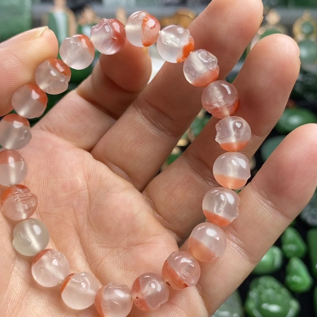 南红玛瑙未镶嵌手串