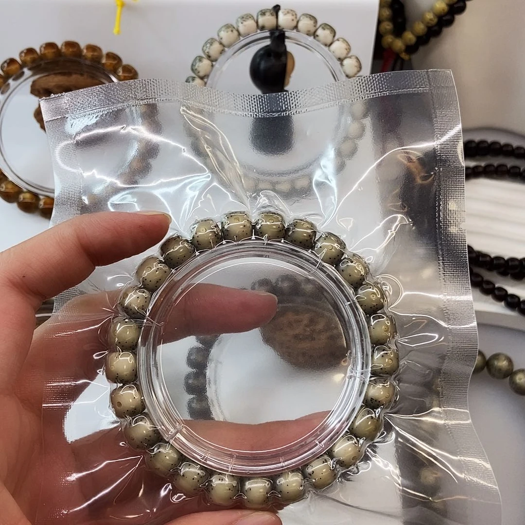 小***睡手串星月菩提卡9绿冰通体月朗星稀m88