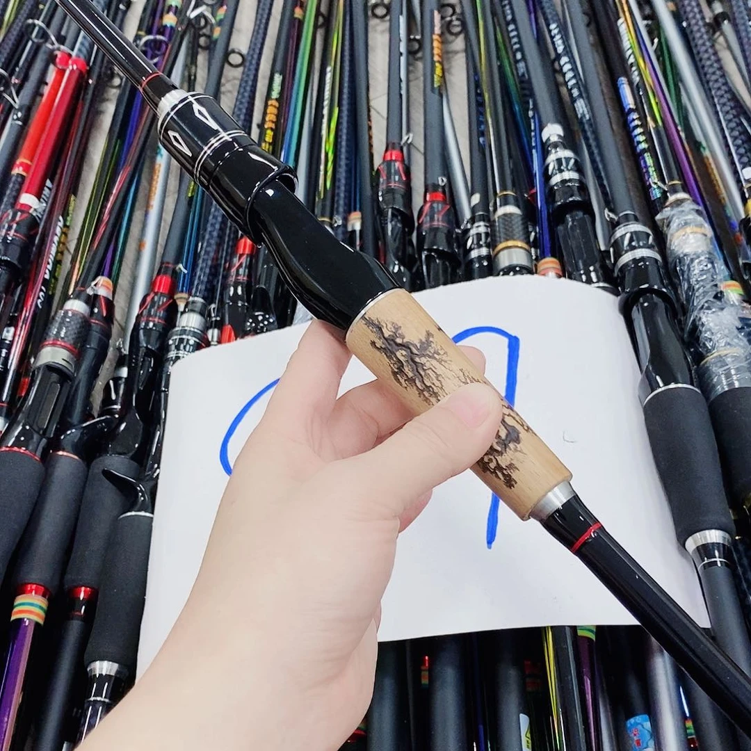 纯实木手把直柄路亚竿2.1米