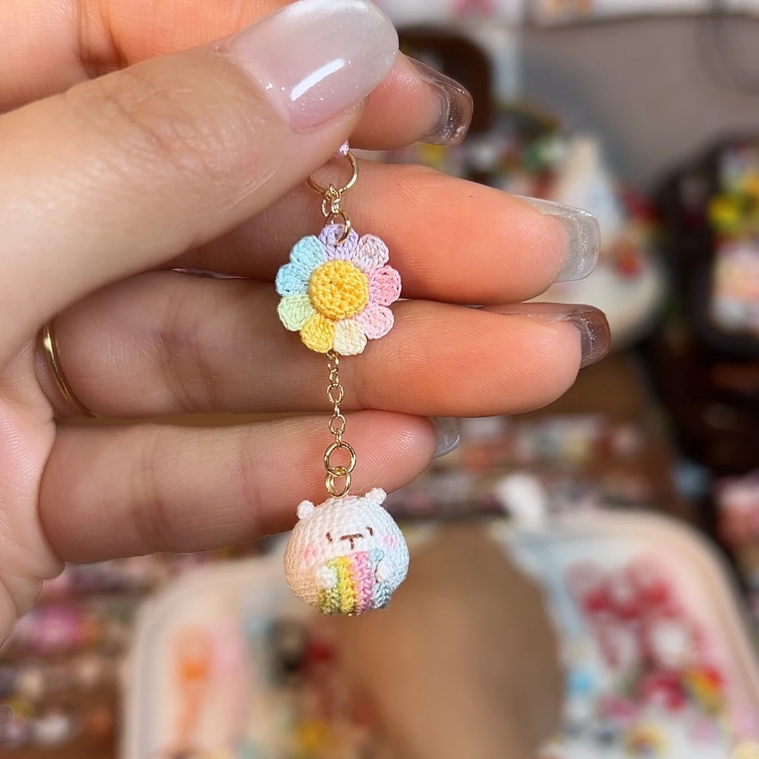 ღ***伴针织品手工钩织玩偶挂件